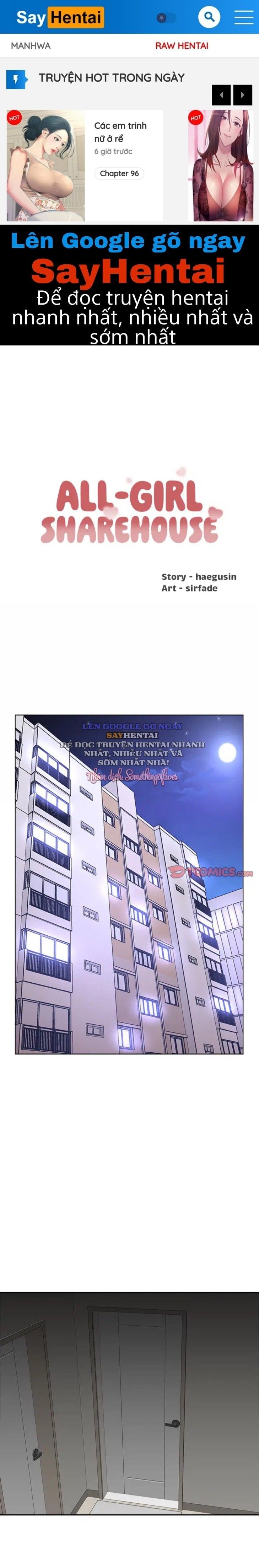 đọc truyện Ngôi Nhà Nữ Sinh Chương 12 ảnh 1 tại Truyện Dạ Ký