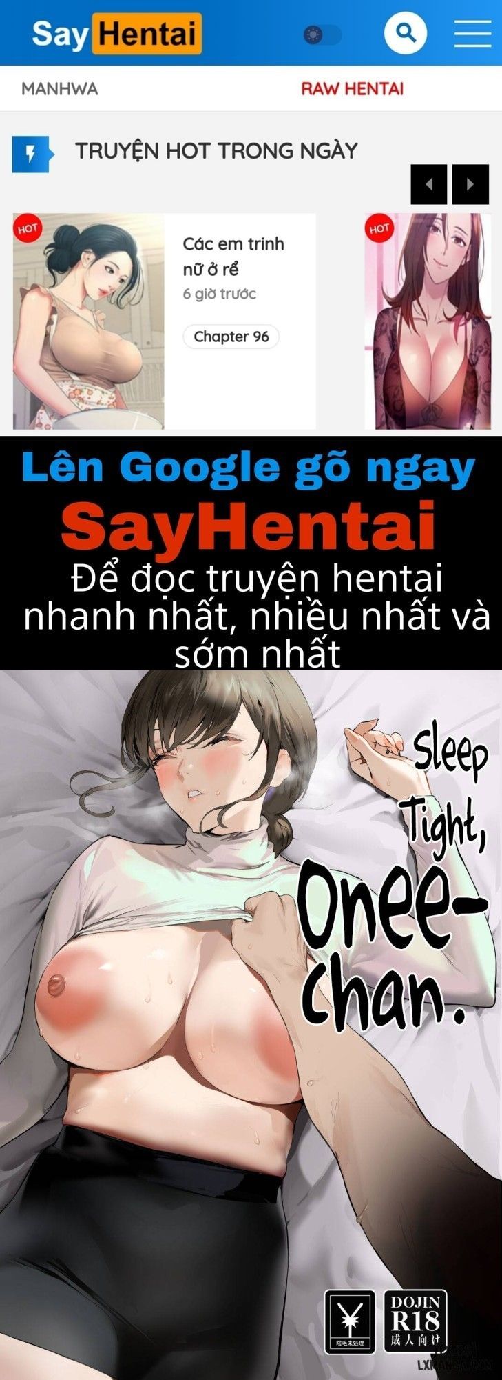 đọc truyện Ngủ Ngon Nhé, Onee-chan Chương 1 ảnh 1 tại Giả Dược