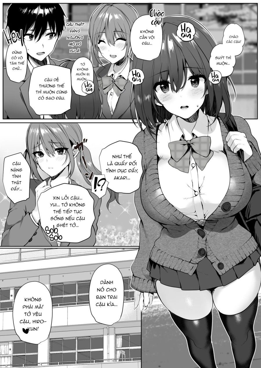 Người Bạn Ngực To Đã Quyến Rũ Tôi Ngay Cả Khi Tôi Có Bạn Gái Oneshot page 4 - Giả Dược