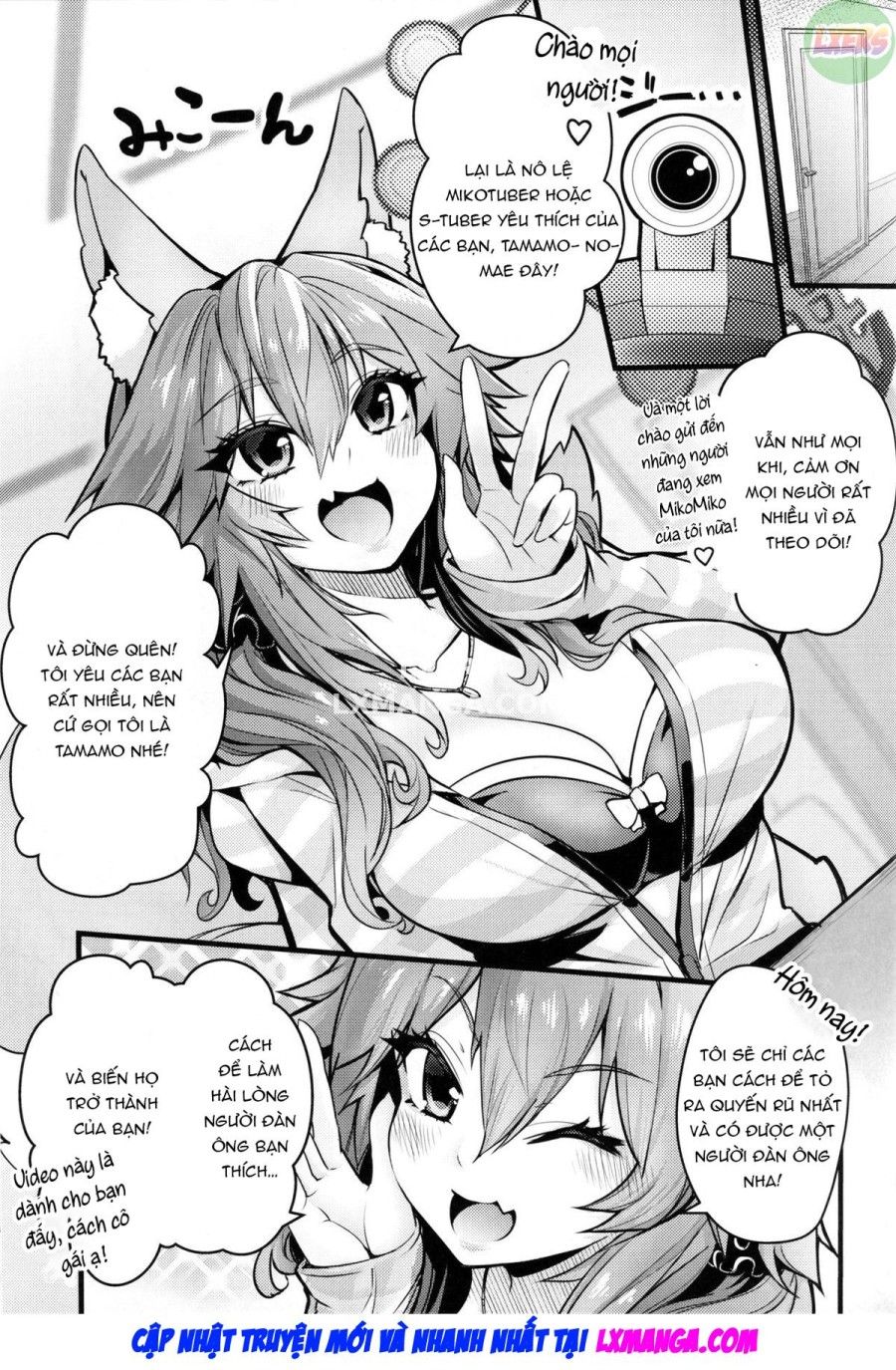 Người Hầu Mikotuber Tamamo-chan Oneshot page 5 - Giả Dược