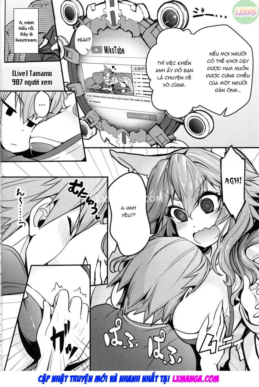 Người Hầu Mikotuber Tamamo-chan Oneshot page 8 - Giả Dược