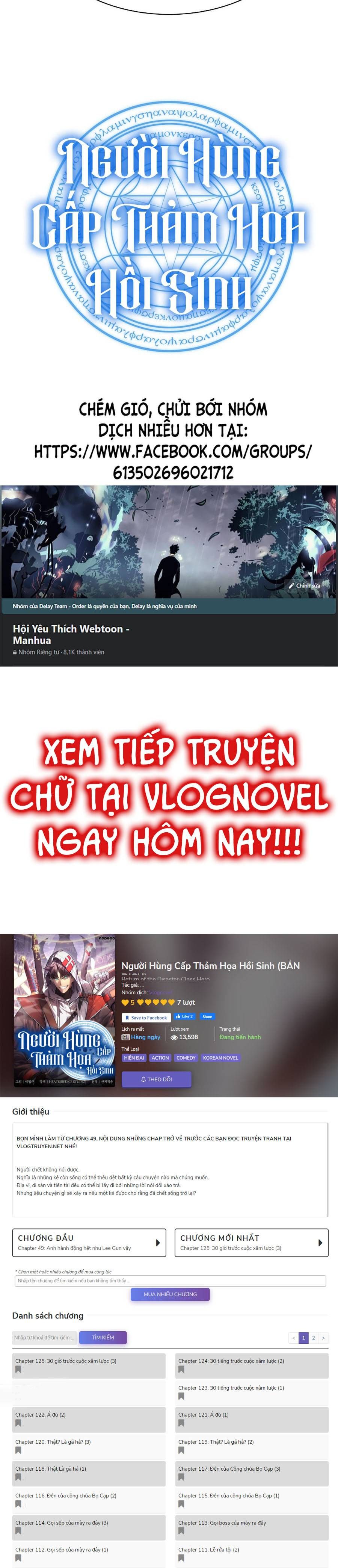 đọc truyện Người Hùng Cấp Thảm Họa Hồi Sinh Chương 40 ảnh 101 tại Truyện Dạ Ký