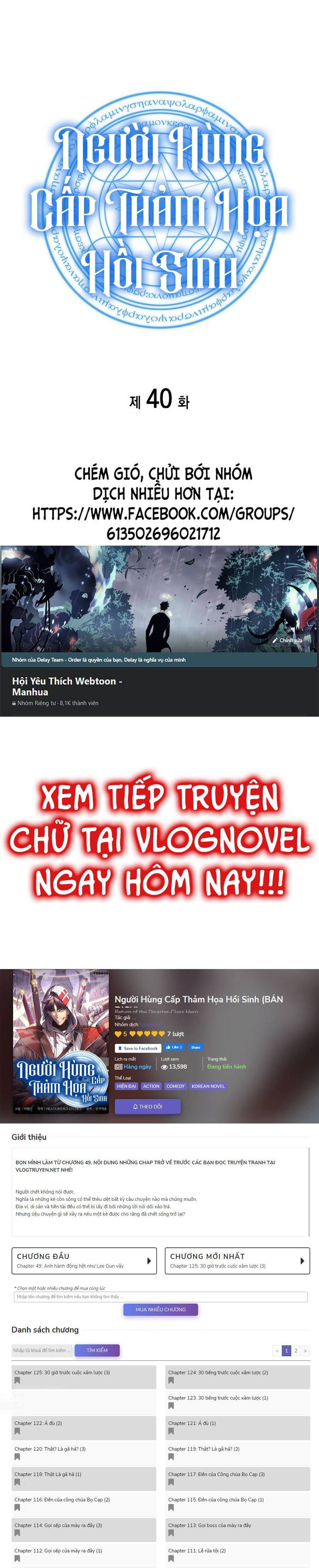 đọc truyện Người Hùng Cấp Thảm Họa Hồi Sinh Chương 40 ảnh 19 tại Truyện Dạ Ký