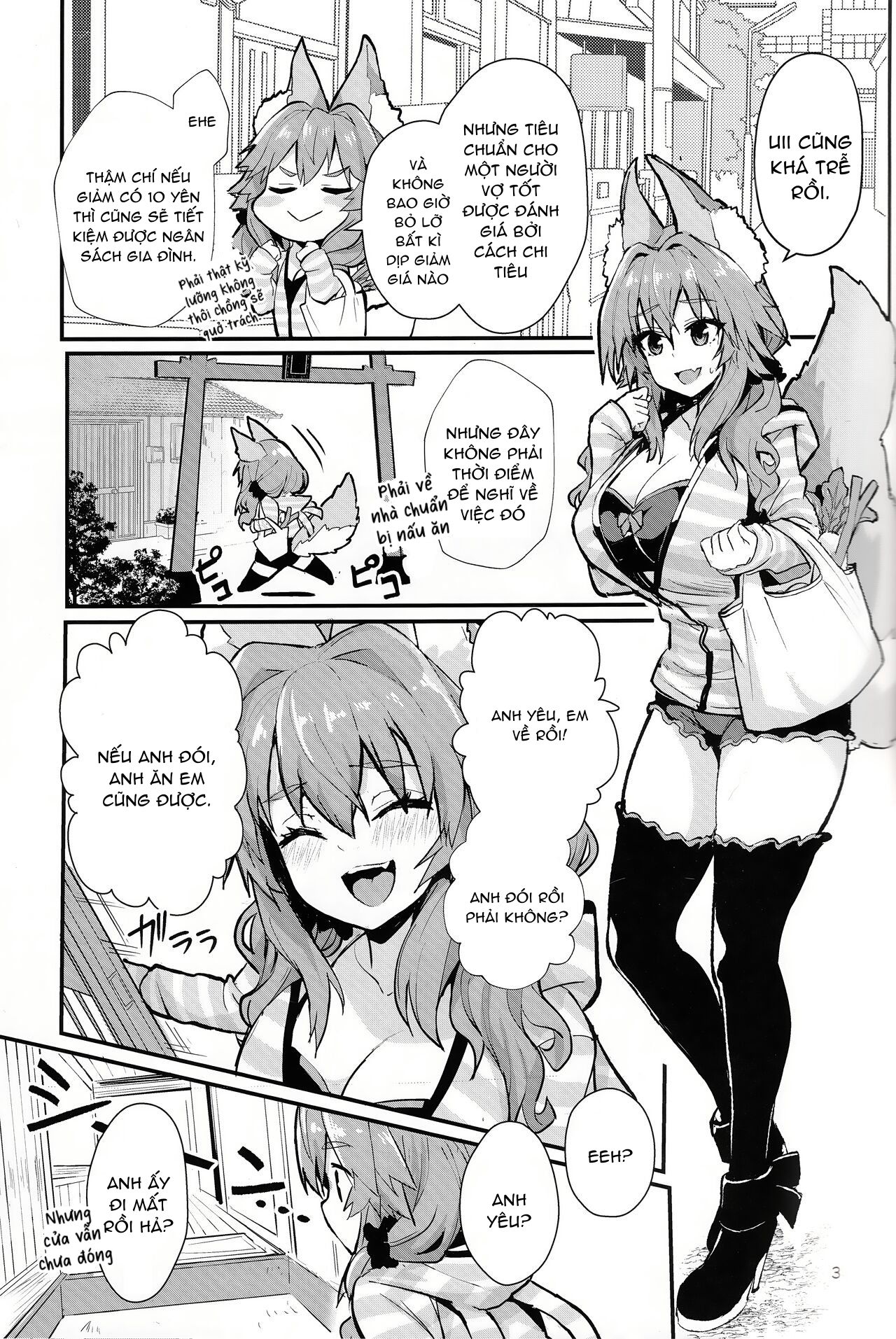 đọc truyện Người Vợ Hám Tình Tamamo-chan Oneshot ảnh 2 tại Giả Dược