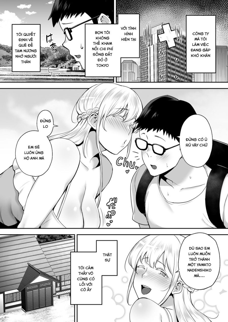 Người Vợ Tóc Vàng Cho Mọc Sừng Ngực Lớn Elena Nếu Tôi Ngưỡng Mộ Yamato Nadeshiko Oneshot page 2 - Giả Dược