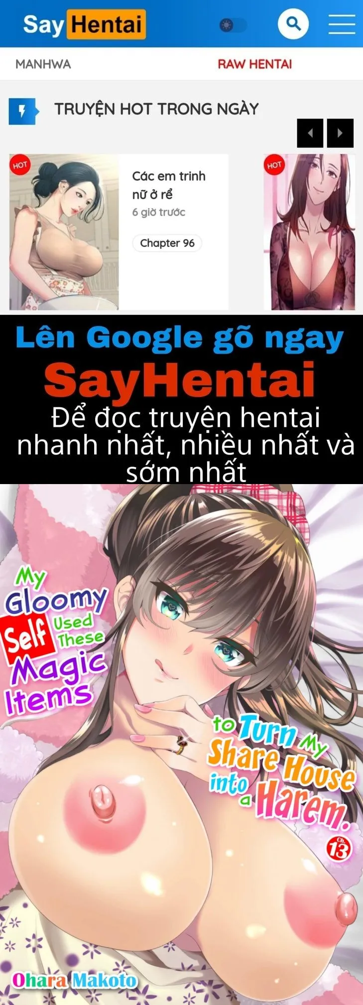 Nhẫn ma thuật biến những cô nàng cùng nhà thành dàn harem của tôi! - Chương 13