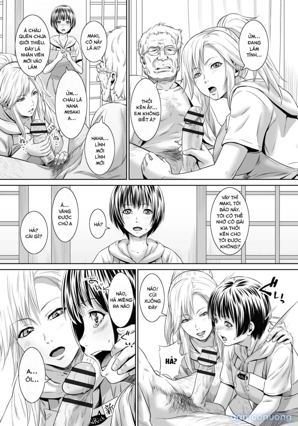 đọc truyện Nhân Viên Mới - Dục Vọng Chăm Sóc Người Già Chương 1 ảnh 7 tại Thiên Thai Truyện