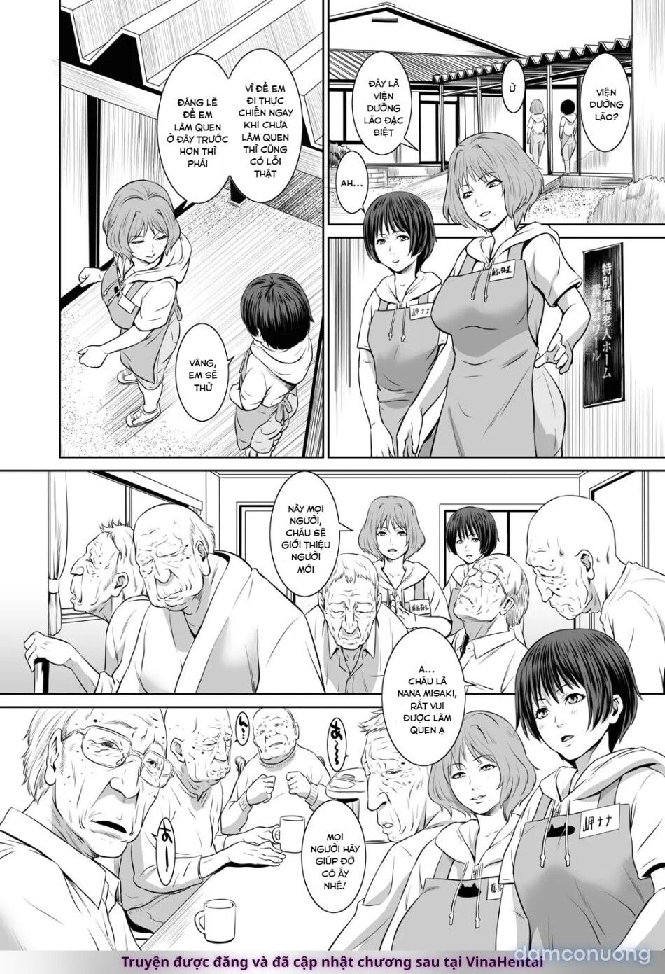 đọc truyện Nhân Viên Mới - Dục Vọng Chăm Sóc Người Già Chương 2 ảnh 4 tại Thiên Thai Truyện