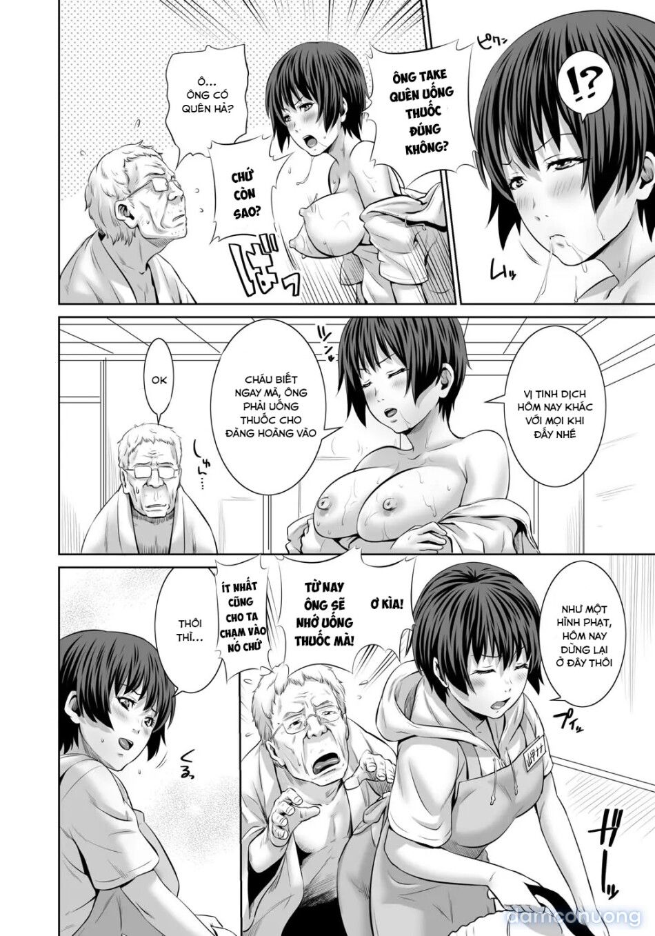 đọc truyện Nhân Viên Mới - Dục Vọng Chăm Sóc Người Già Chương 3 ảnh 8 tại Thiên Thai Truyện