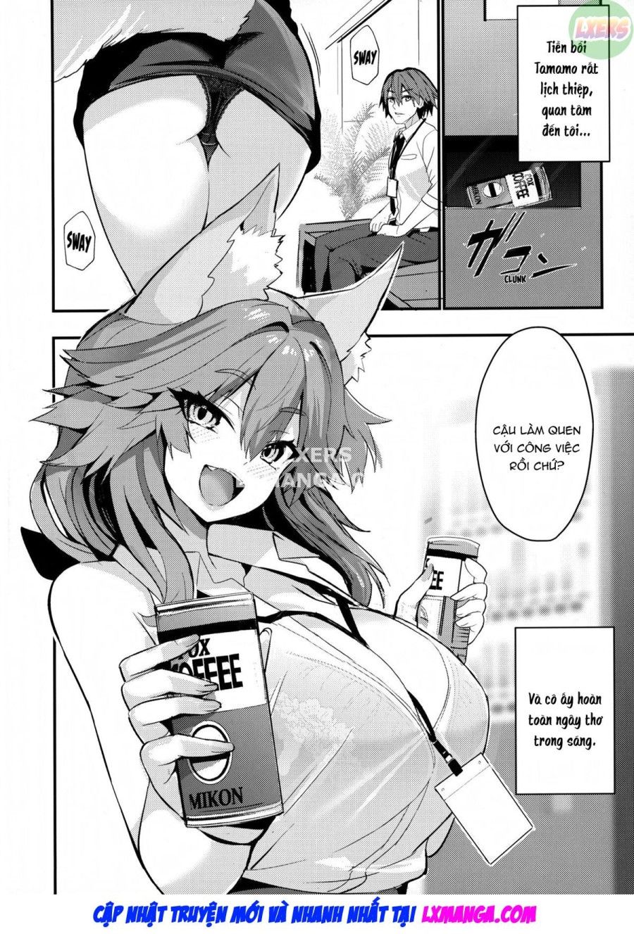Nhân Viên Văn Phòng Senpai Tamamo Oneshot page 6 - Giả Dược