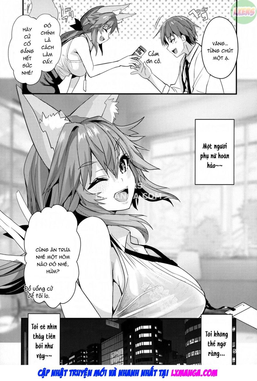 Nhân Viên Văn Phòng Senpai Tamamo Oneshot page 7 - Giả Dược