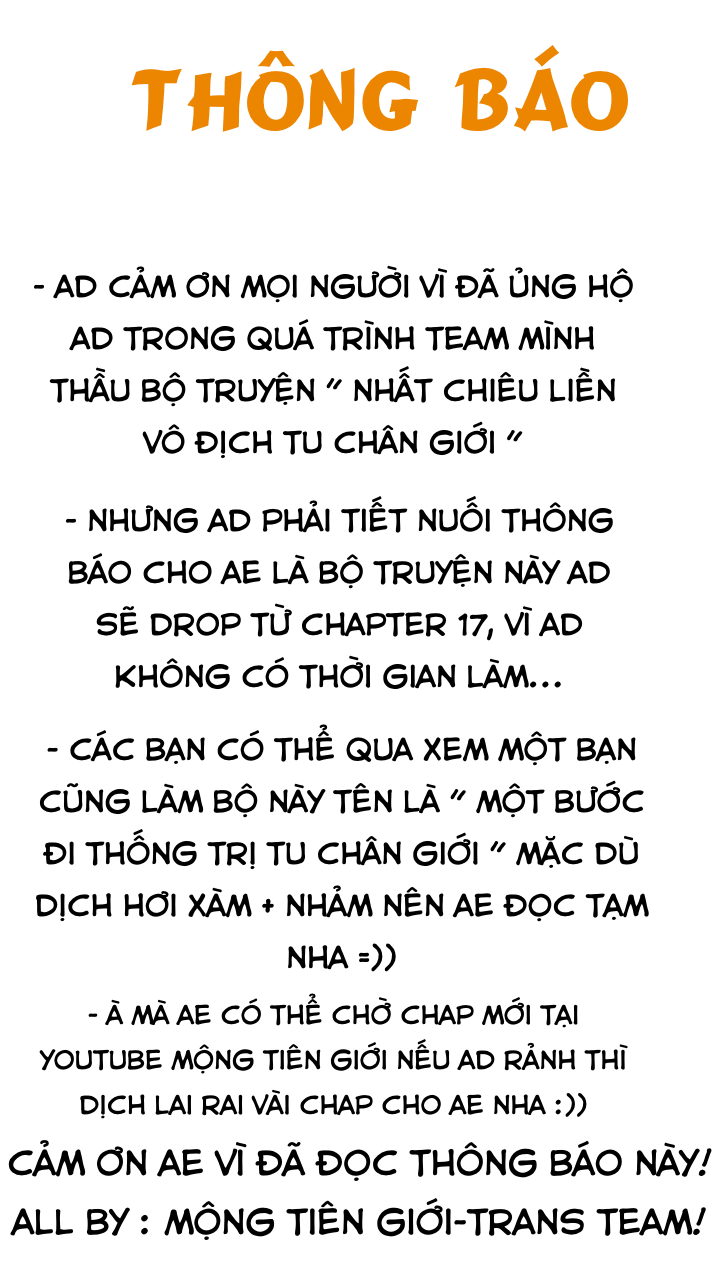 đọc truyện Nhất Chiêu Liền Vô Địch Tu Chân Giới Chương 16.5 ảnh 2 tại Truyện Dạ Ký