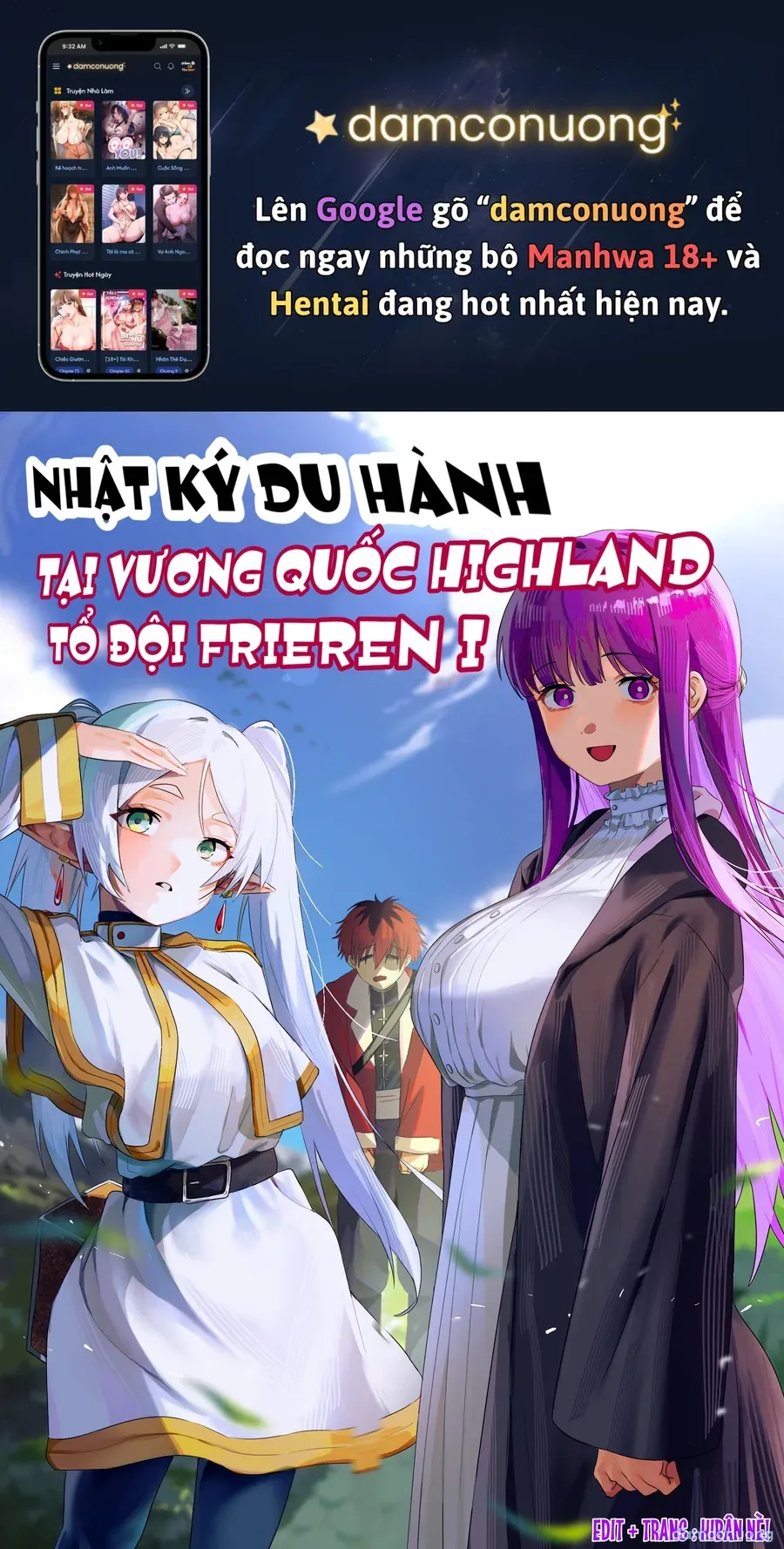đọc truyện Nhật Ký Du Hành Tại Vương Quốc Highland - Tổ Đội Frieren Chương 1 ảnh 2 tại Thiên Thai Truyện