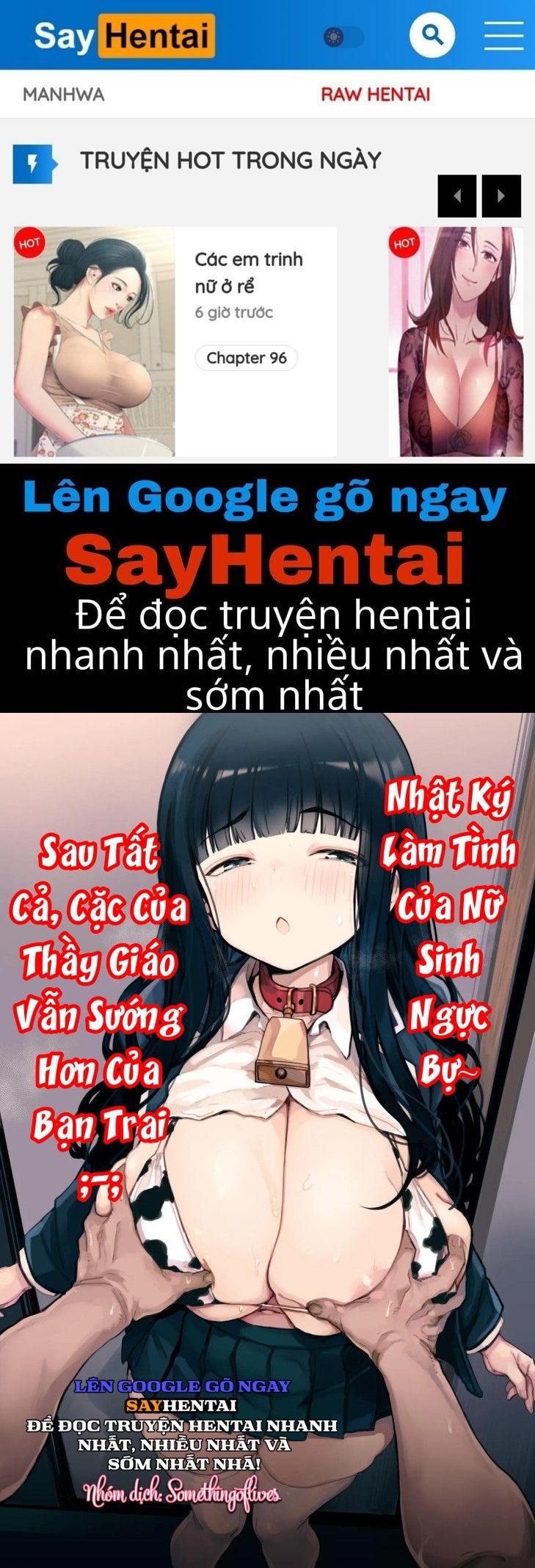 đọc truyện Nhật Ký Làm Tình Của Nữ Sinh Ngực Bự~ Sau Tất Cả, Cặc Của Thầy Giáo Vẫn Sướng Hơn Của Bạn Trai _-_ Chương 1 ảnh 1 tại Truyện Dạ Ký