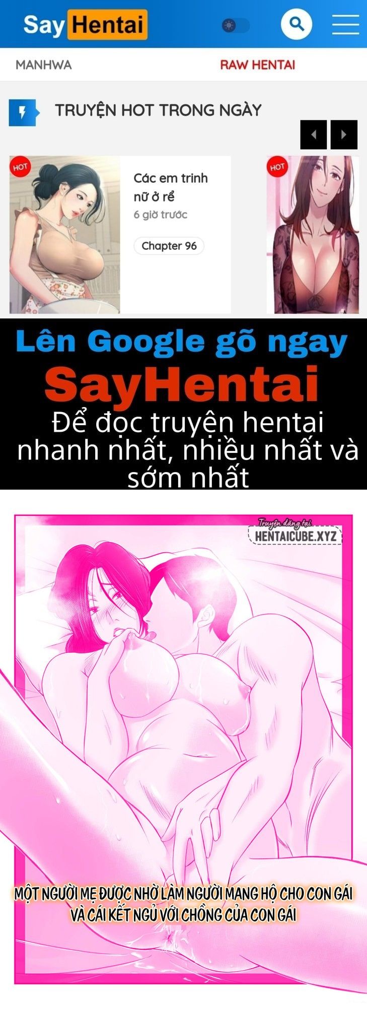 đọc truyện Nhờ Mẹ Vợ Mang Thai Hộ Oneshot ảnh 1 tại Giả Dược