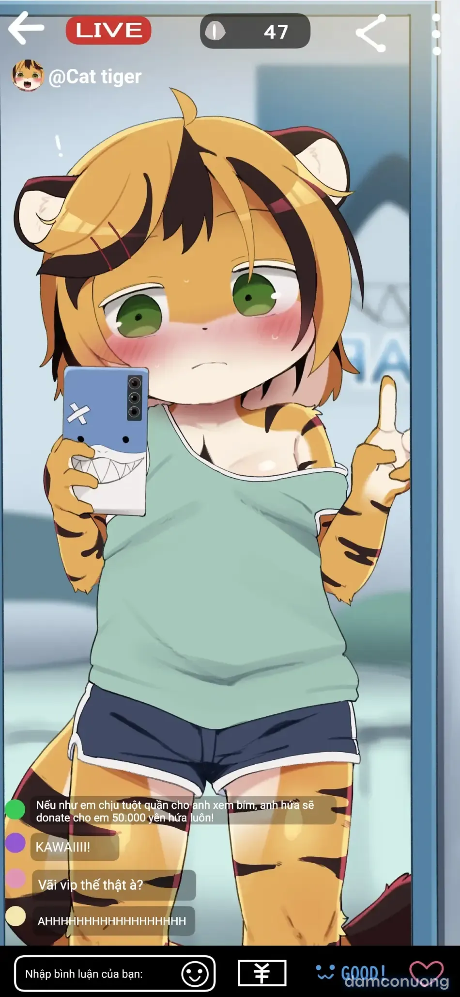 đọc truyện Những Buổi Livestream Bất Ổn Của Các Bé Furry Loli Chương 8 ảnh 3 tại Thiên Thai Truyện