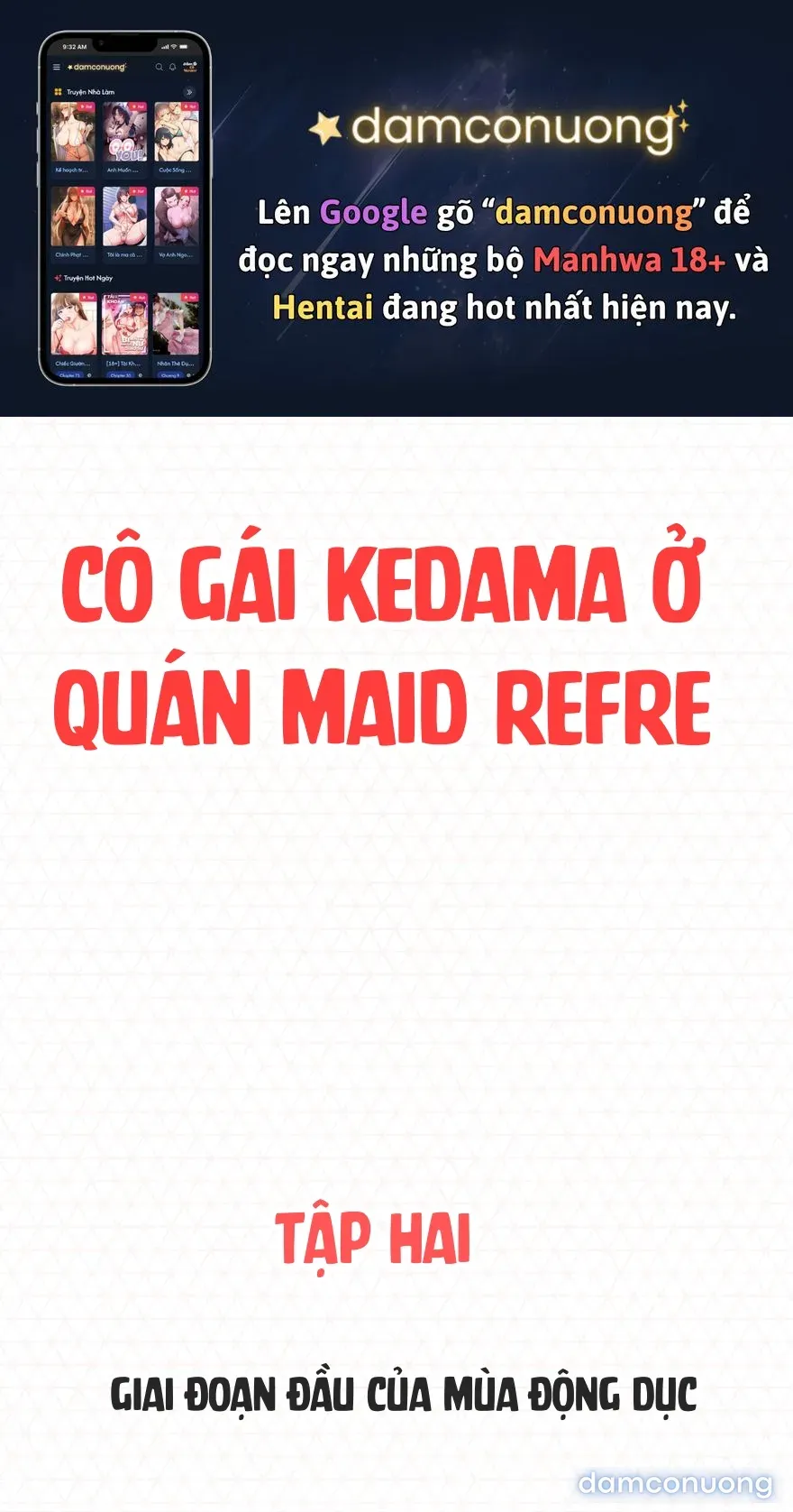 đọc truyện Những Cô Gái Ở Quán Maid Refre Tai Thú Chương 2 ảnh 2 tại Thiên Thai Truyện