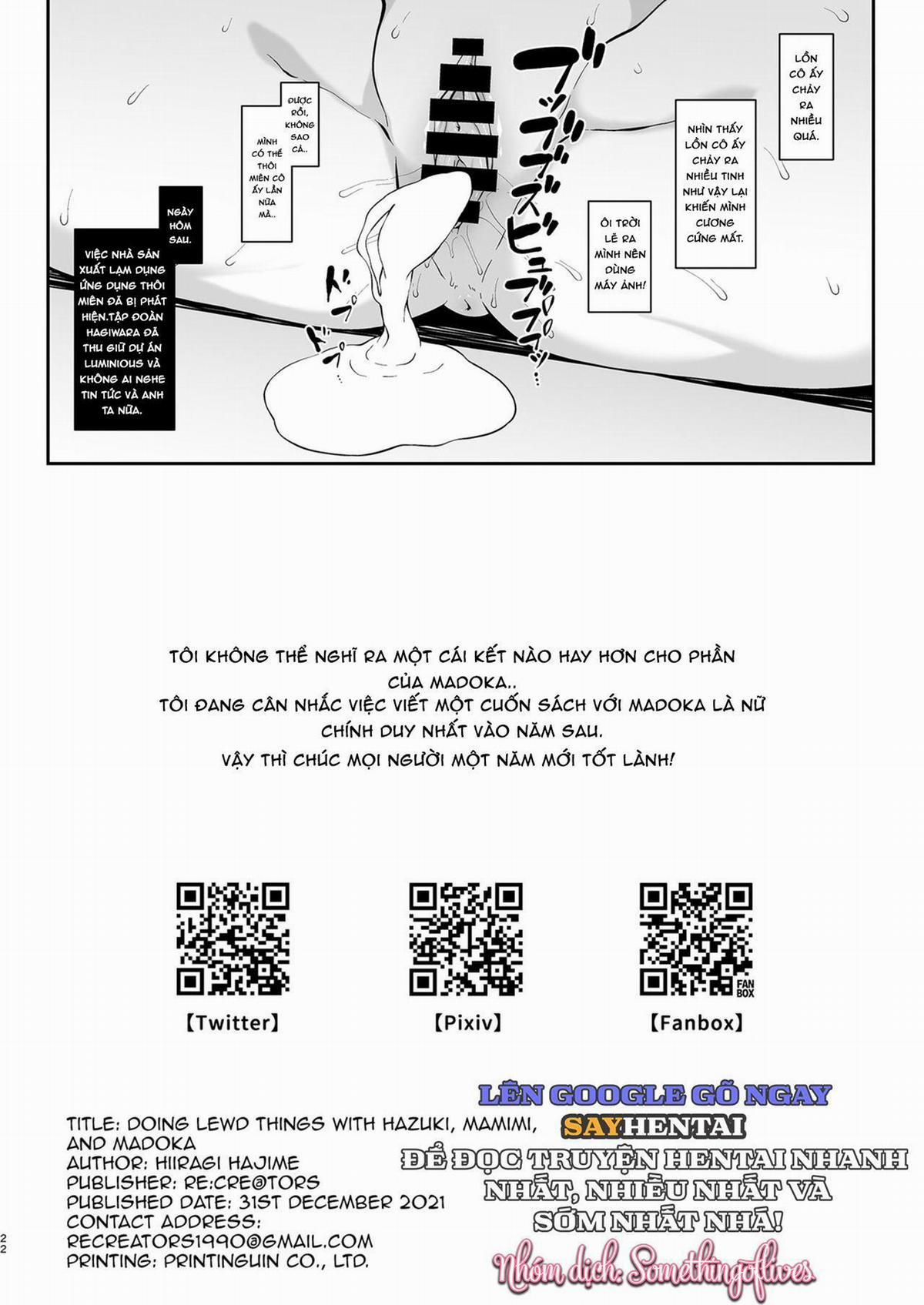 đọc truyện Những Giây Phút Nồng Nhiệt Cùng Ba Nàng Hazuki Mamimi Và Madoka Chương 1 ảnh 21 tại Thiên Thai Truyện