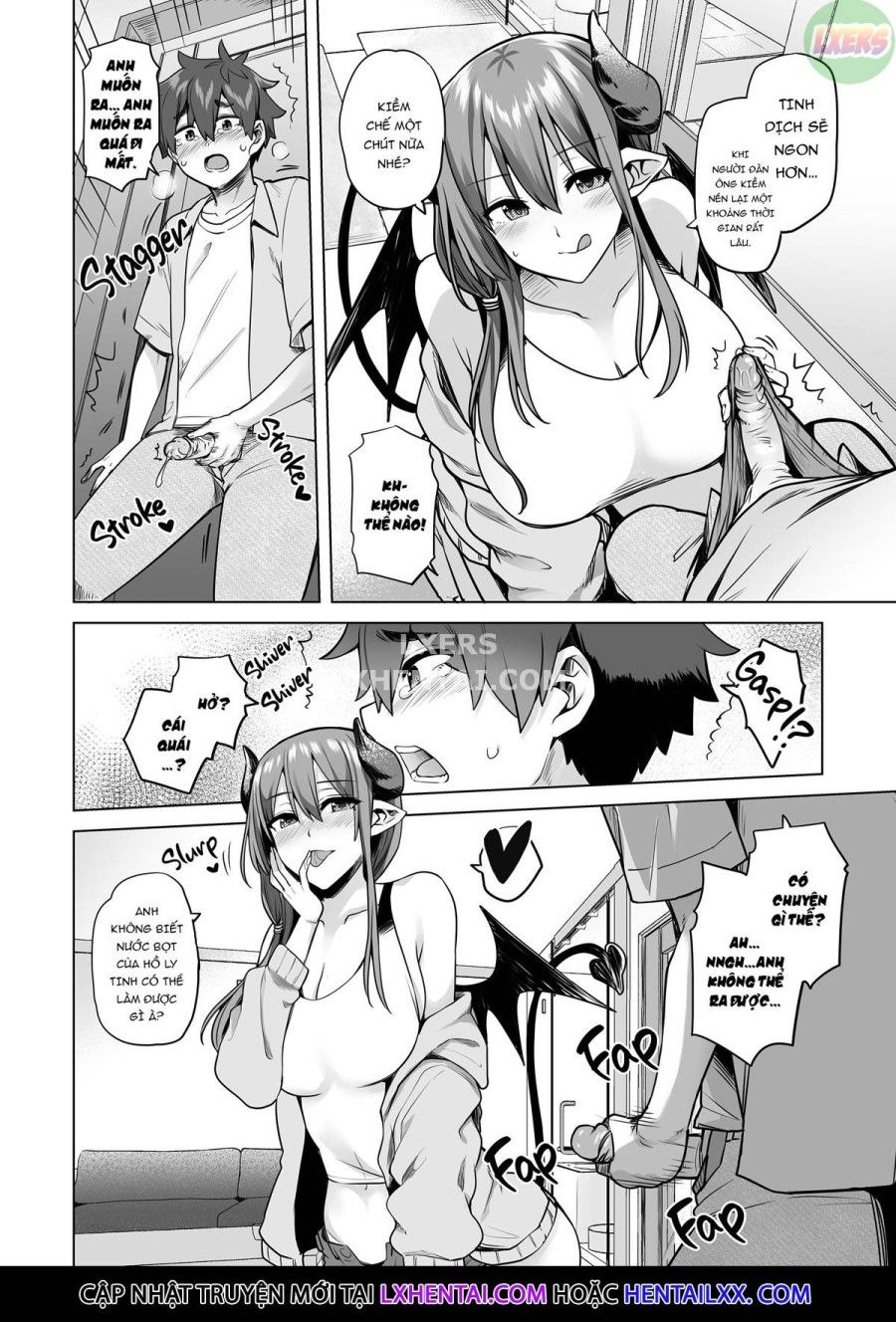 Những Quý Cô Succubus Trong Sứ Mệnh Vắt Sữa Oneshot page 15 - Giả Dược