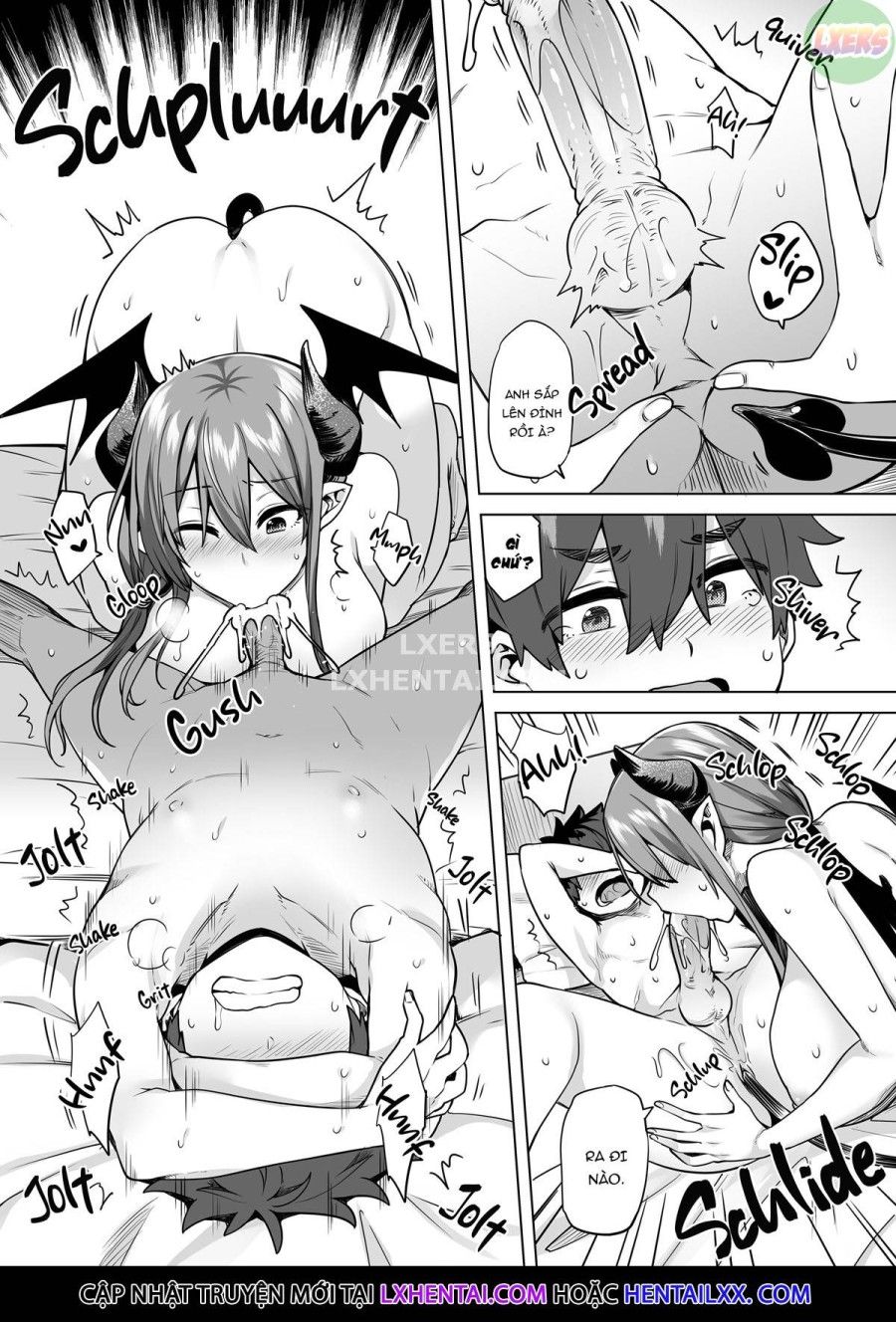 Những Quý Cô Succubus Trong Sứ Mệnh Vắt Sữa Oneshot page 19 - Giả Dược