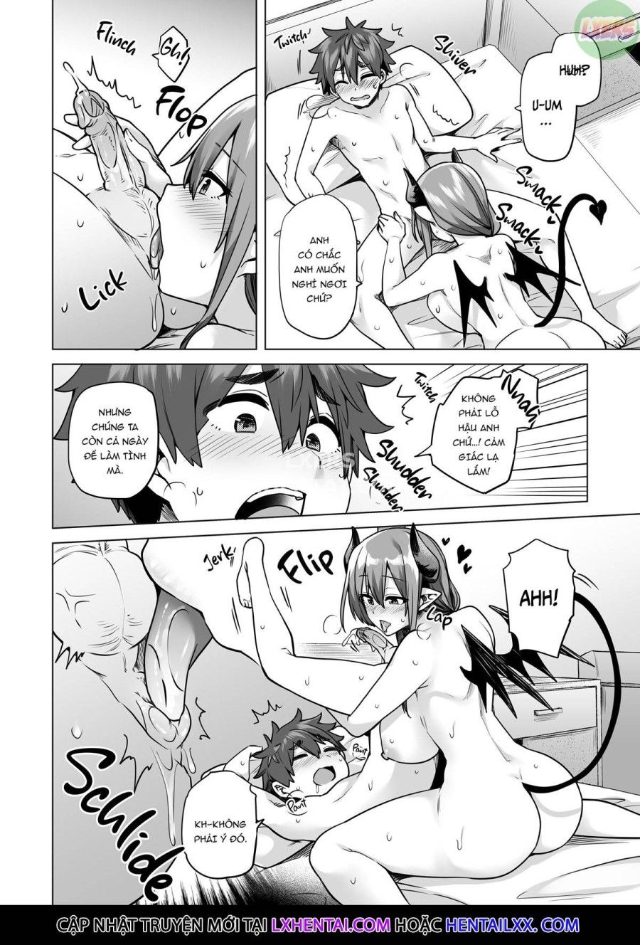 Những Quý Cô Succubus Trong Sứ Mệnh Vắt Sữa Oneshot page 21 - Giả Dược