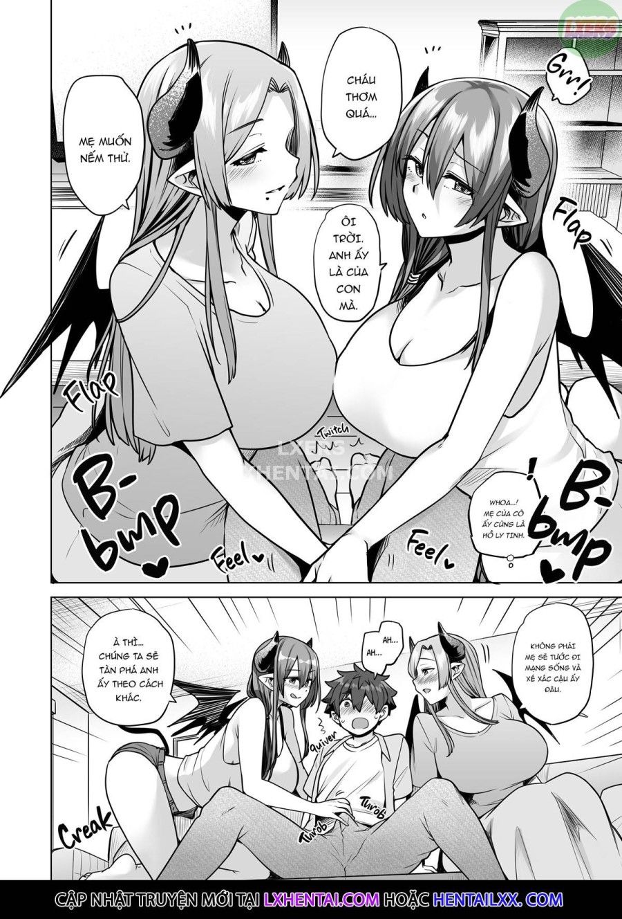 Những Quý Cô Succubus Trong Sứ Mệnh Vắt Sữa Oneshot page 39 - Giả Dược