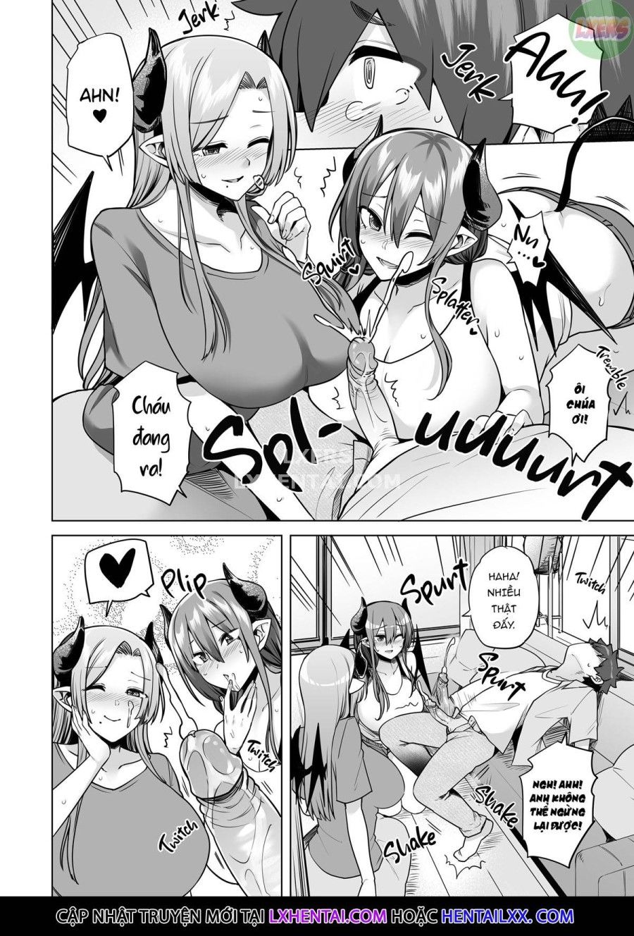 Những Quý Cô Succubus Trong Sứ Mệnh Vắt Sữa Oneshot page 43 - Giả Dược