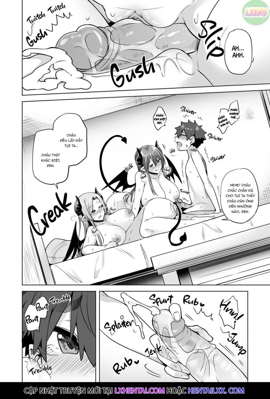 Những Quý Cô Succubus Trong Sứ Mệnh Vắt Sữa Oneshot page 65 - Giả Dược