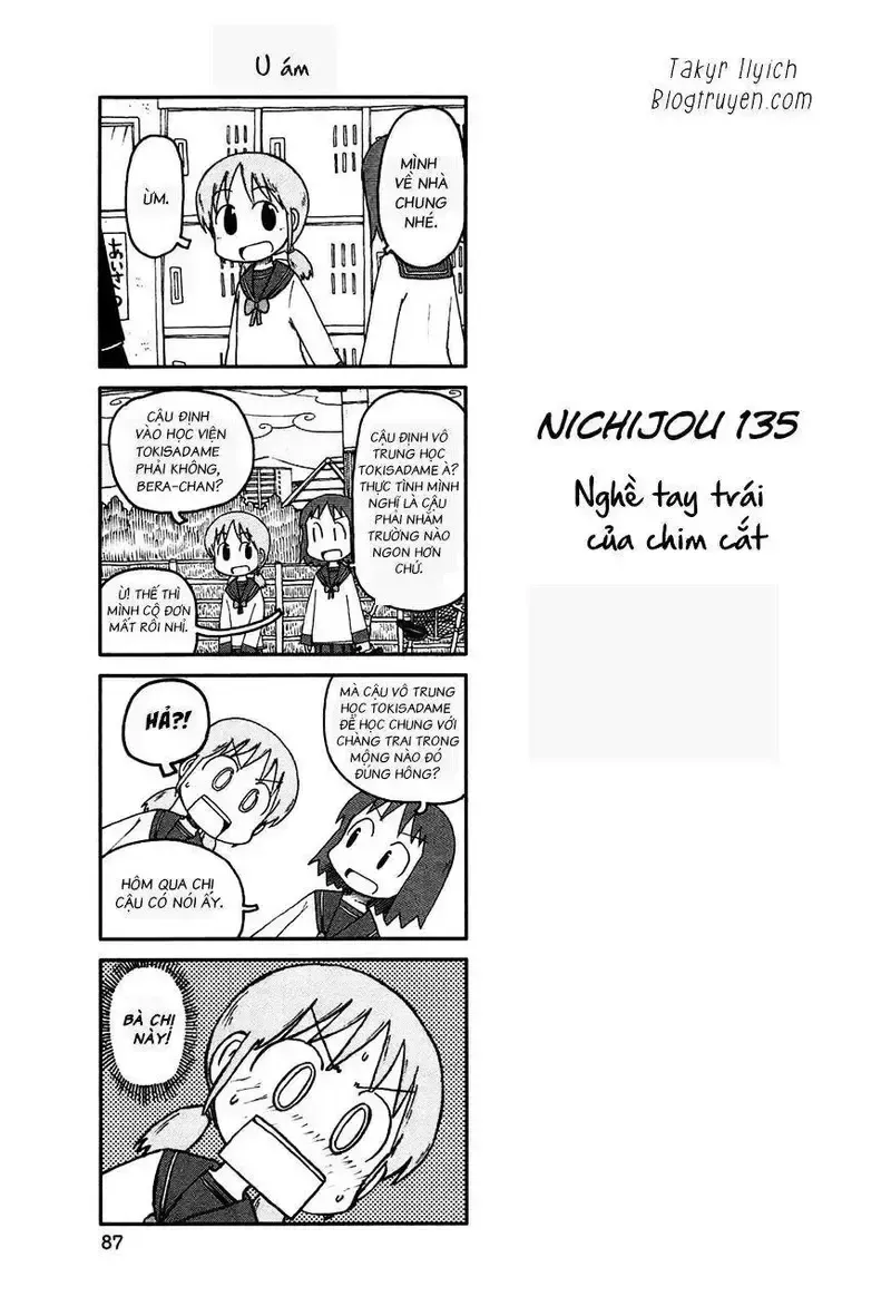 đọc truyện Nichijou Chương 135 ảnh 1 tại Giả Dược