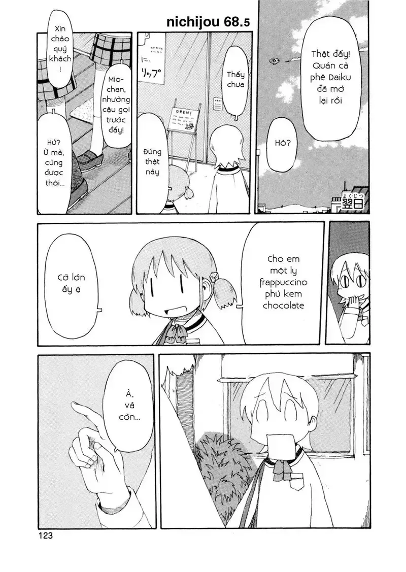 đọc truyện Nichijou Chương 68.5 ảnh 1 tại Giả Dược