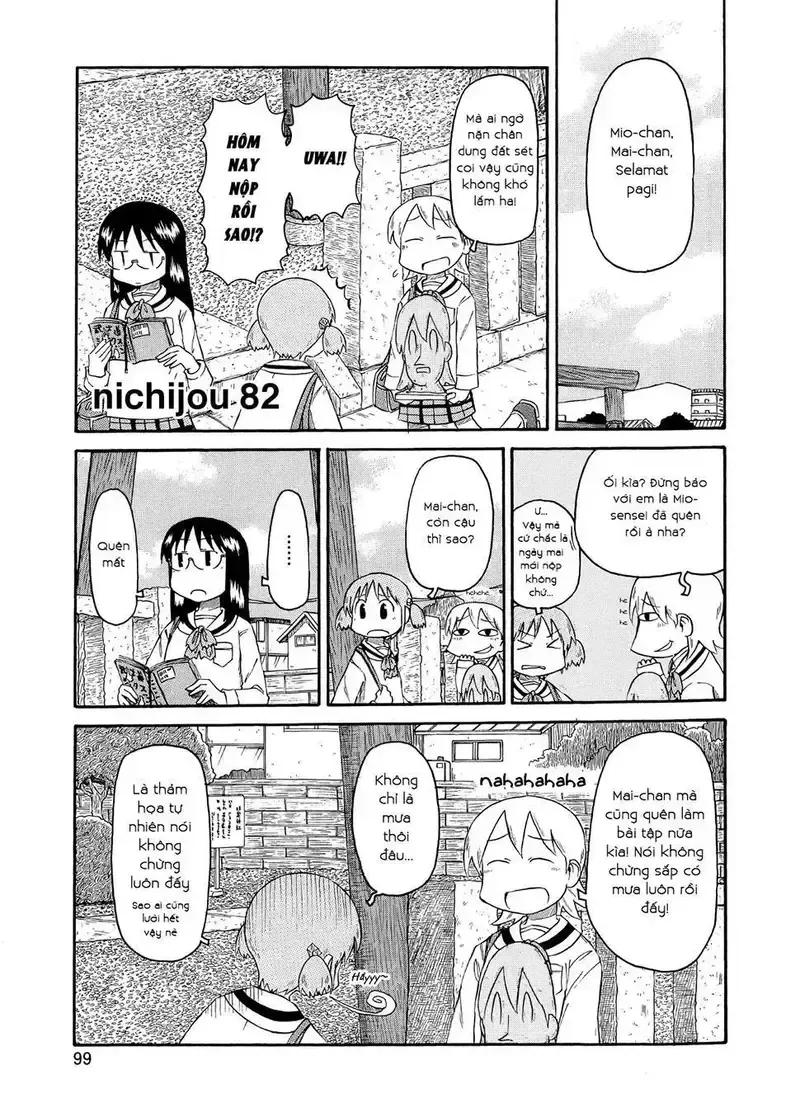 đọc truyện Nichijou Chương 82 ảnh 1 tại Thiên Thai Truyện