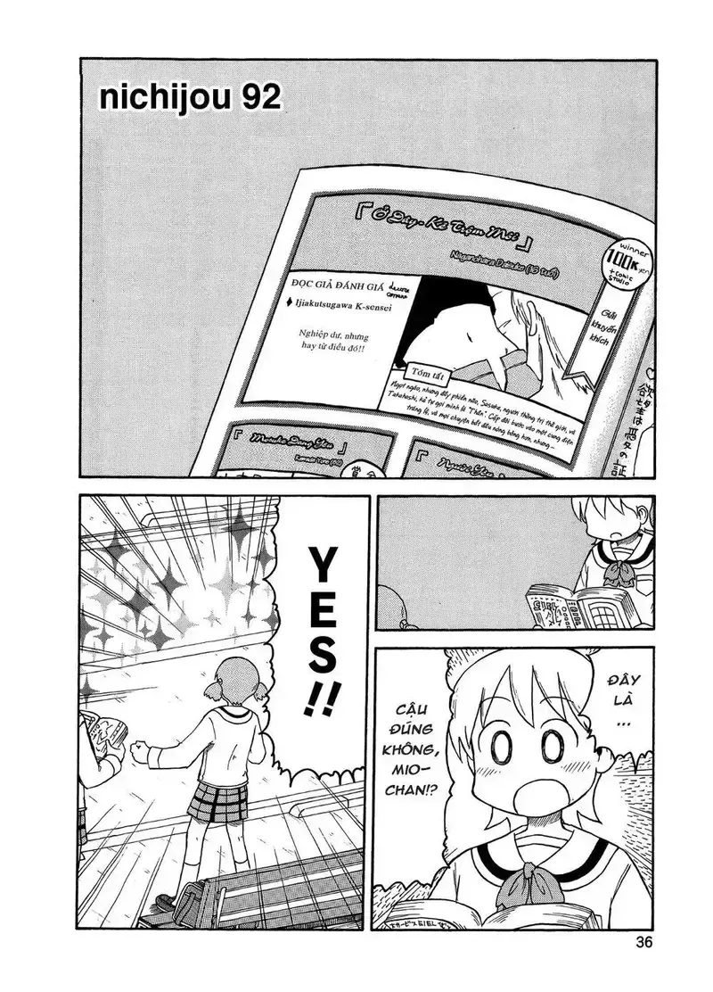 đọc truyện Nichijou Chương 92 ảnh 2 tại Giả Dược