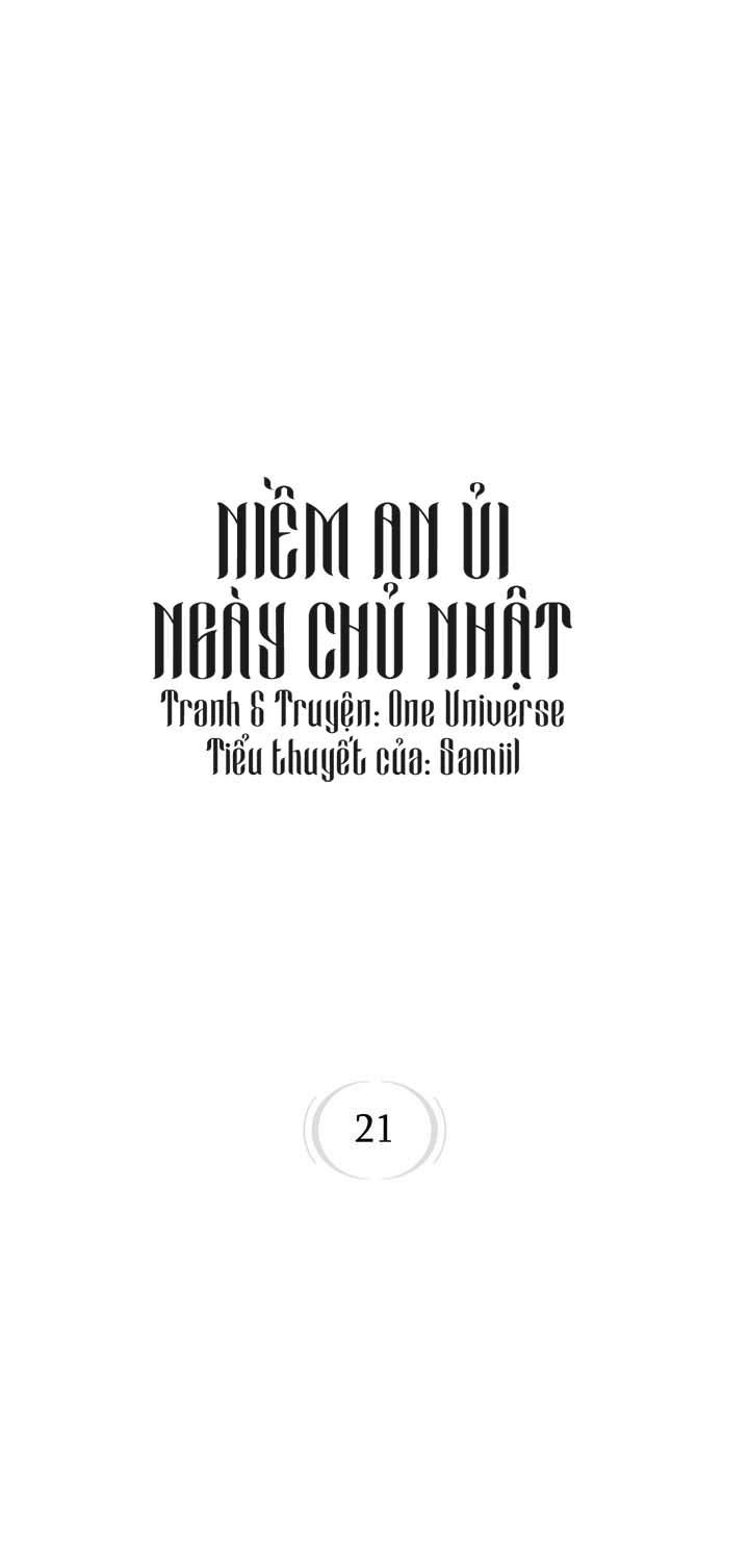 đọc truyện Niềm An Ủi Ngày Chủ Nhật Chương 21 ảnh 1 tại Giả Dược