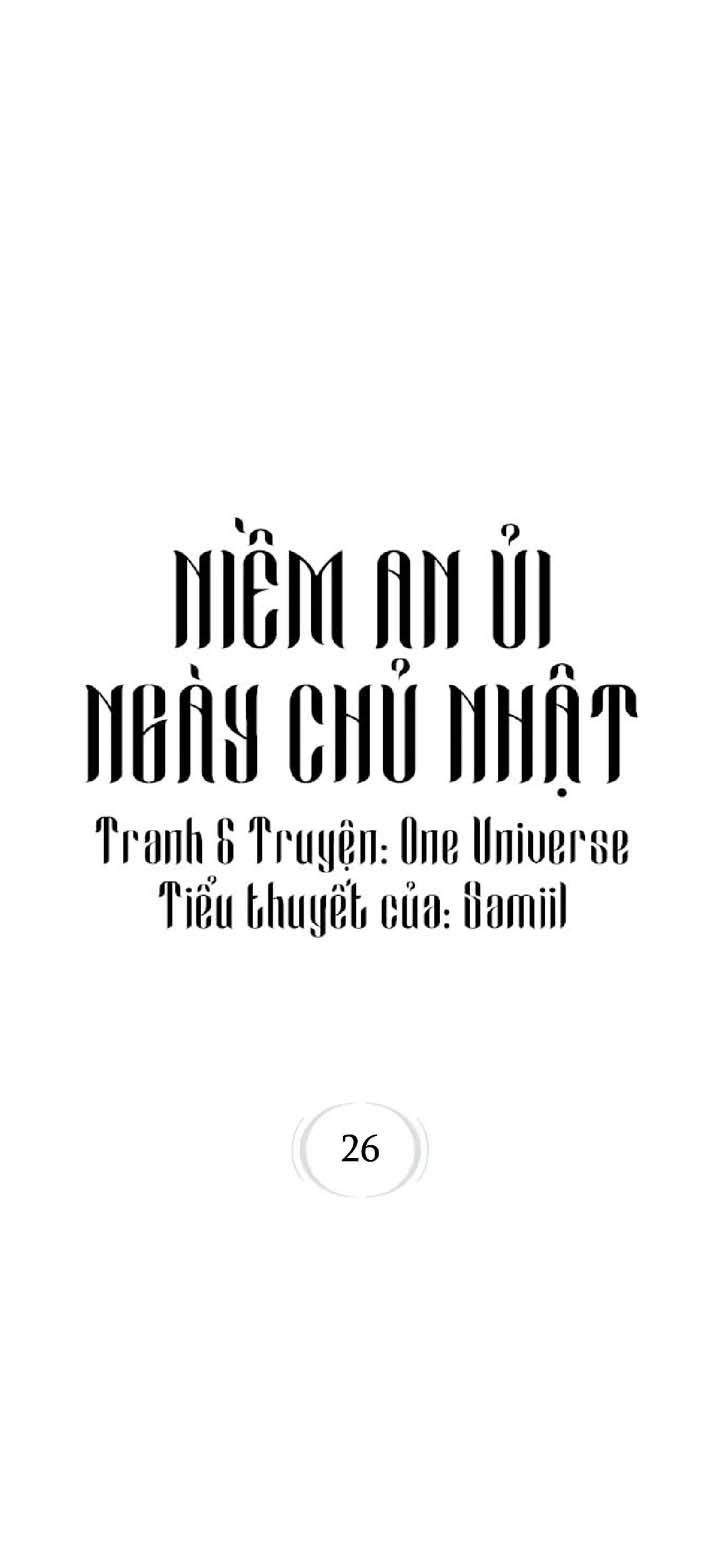 đọc truyện Niềm An Ủi Ngày Chủ Nhật Chương 26 ảnh 1 tại Giả Dược
