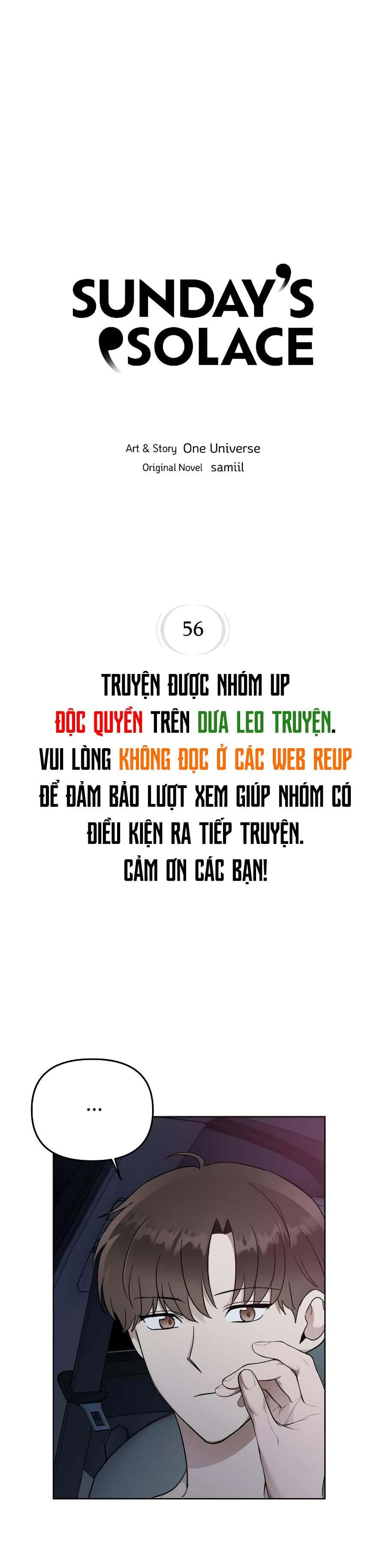 đọc truyện Niềm An Ủi Ngày Chủ Nhật Chương 56 ảnh 1 tại Giả Dược