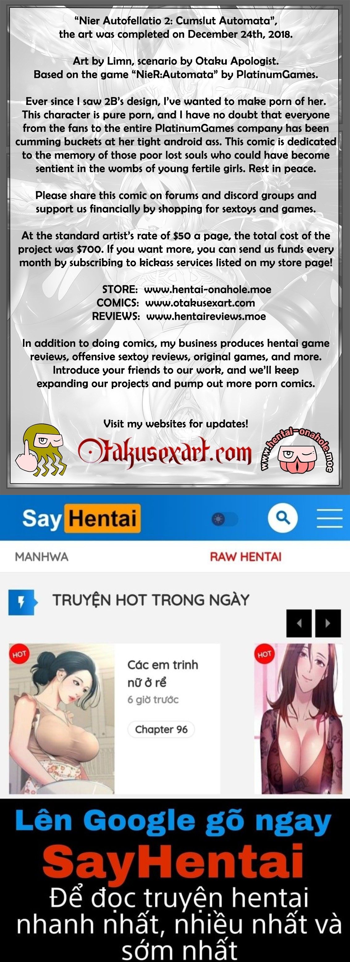 đọc truyện Nier Autofellatio 2 Oneshot ảnh 16 tại Giả Dược