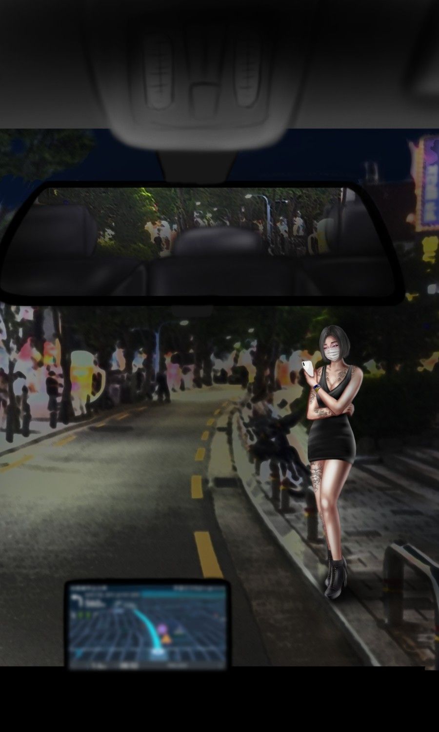 Night Taxi Oneshot page 1 - Giả Dược