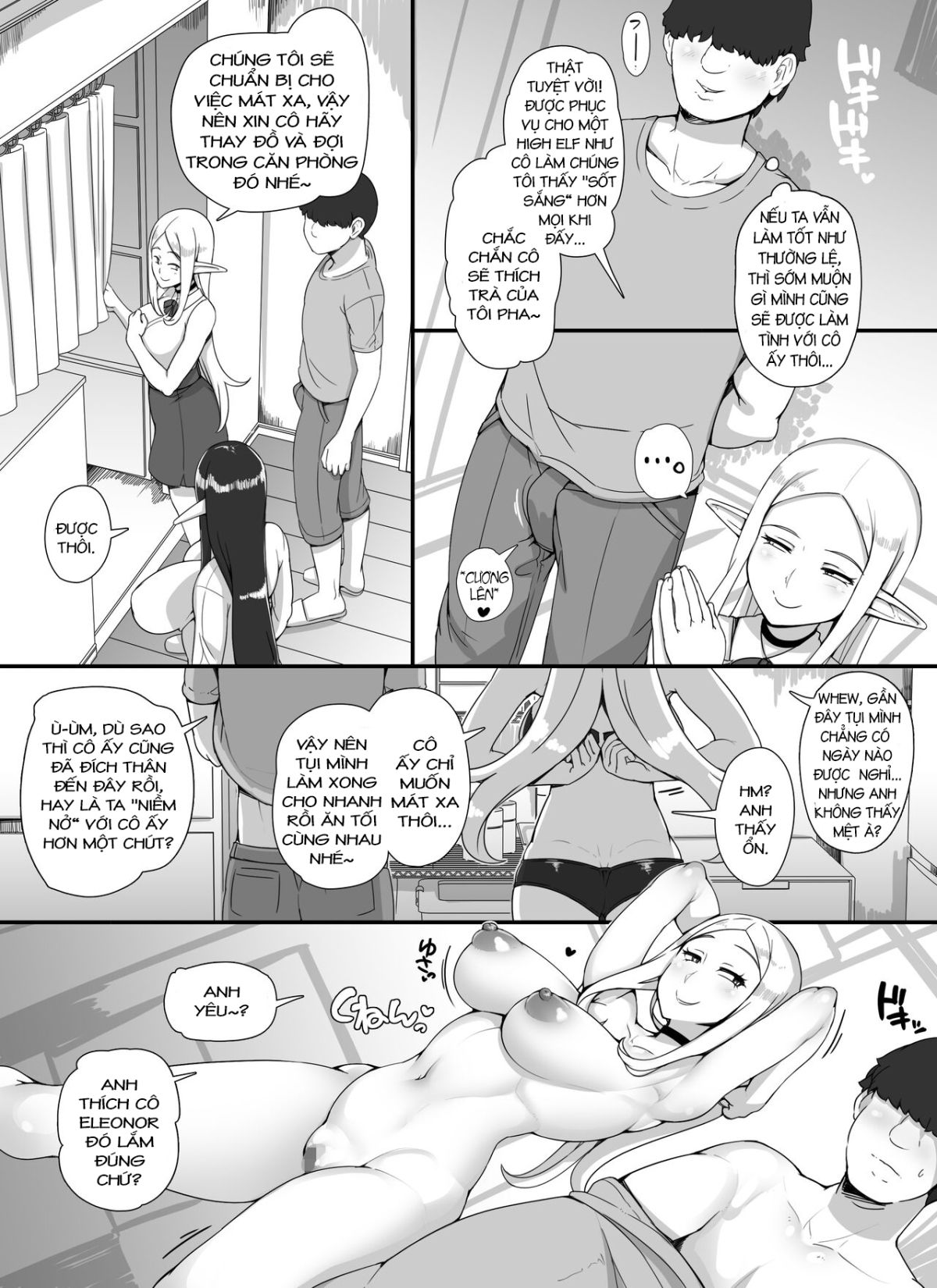 đọc truyện Ningen Danna Mochi Hitozuma Elf Muke Ninkatsu Salon E Youkoso Oneshot ảnh 27 tại Thiên Thai Truyện