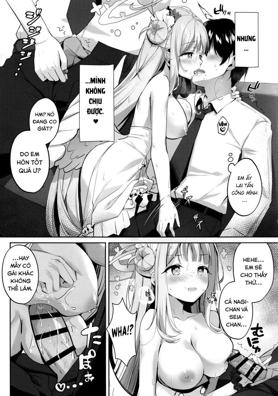 Nơi Trú Ẩn Ngọt Ngào Với Mika Blue Archive Oneshot page 11 - Giả Dược