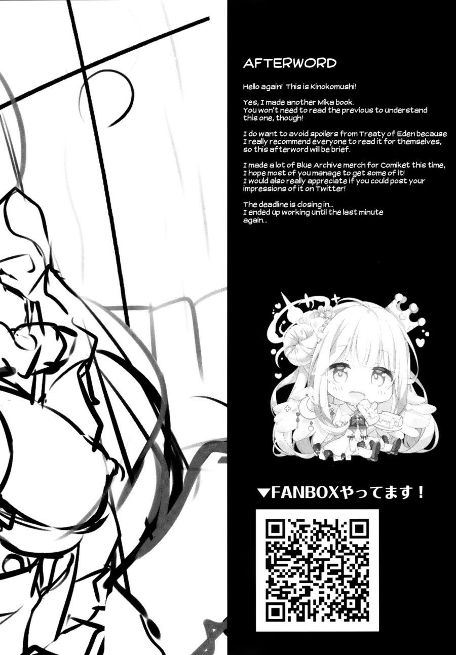 Nơi Trú Ẩn Ngọt Ngào Với Mika Blue Archive Oneshot page 23 - Giả Dược