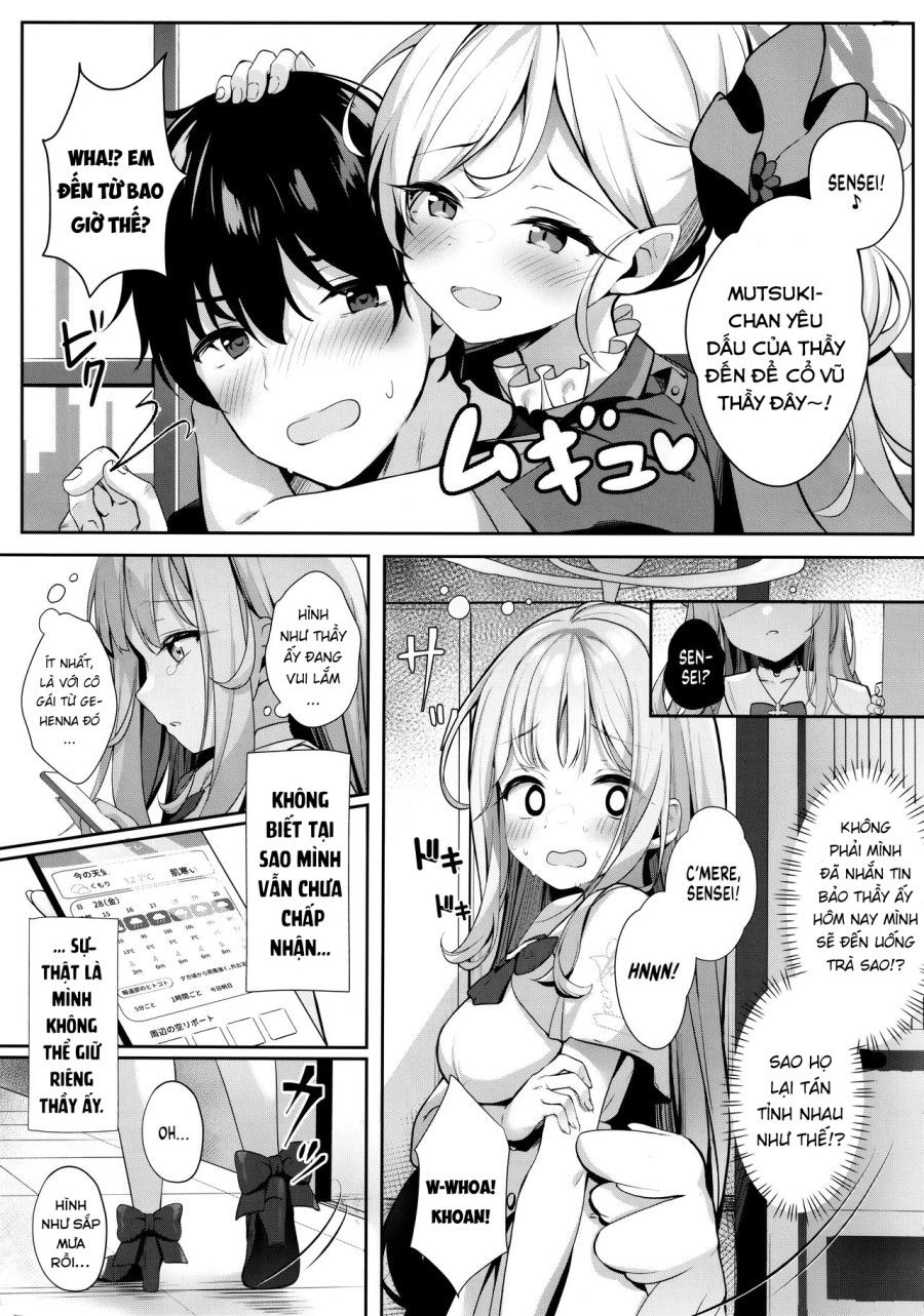 Nơi Trú Ẩn Ngọt Ngào Với Mika Blue Archive Oneshot page 7 - Giả Dược