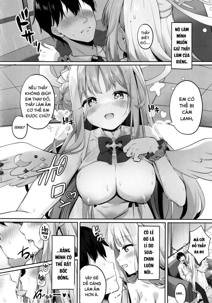 Nơi Trú Ẩn Ngọt Ngào Với Mika Blue Archive Oneshot page 10 - Giả Dược