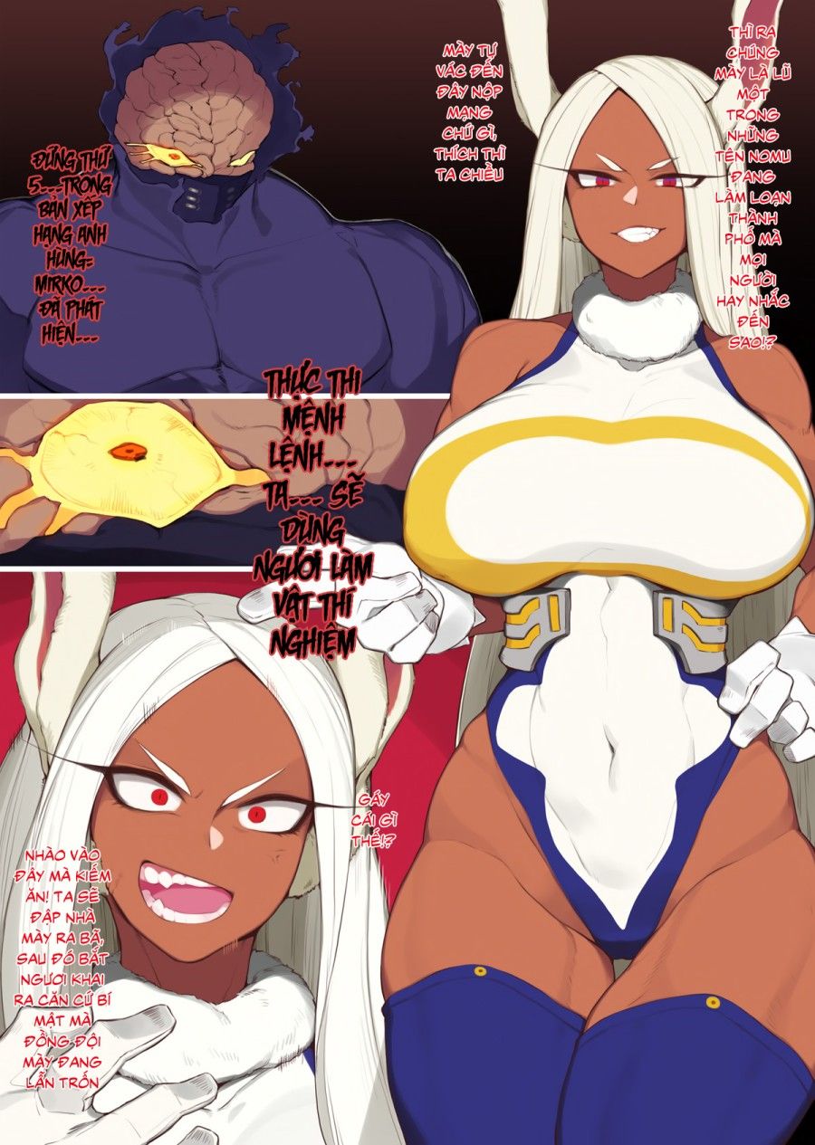 Nomu Ni Yabure, Kyodai Chinpo Ni Kushizashisareru Mirko Hon (my Hero Academia) Oneshot page 2 - Giả Dược