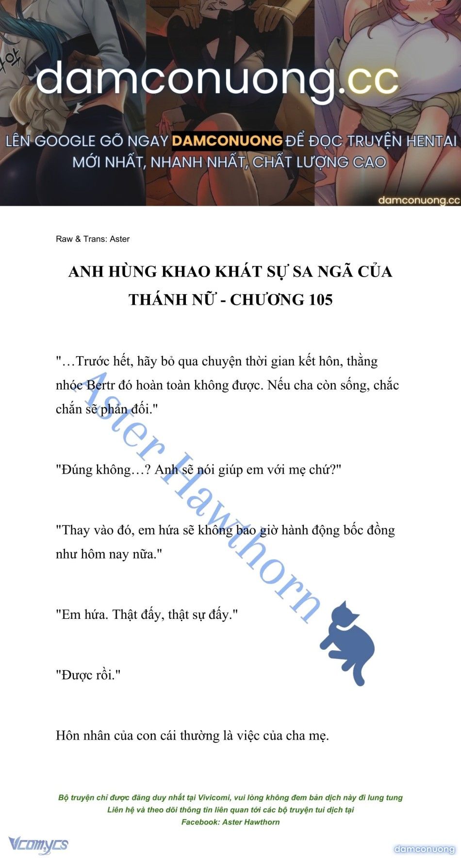đọc truyện [novel] Anh Hùng Khao Khát Sự Sa Ngã Của Thánh Nữ Chương 105 ảnh 2 tại Thiên Thai Truyện