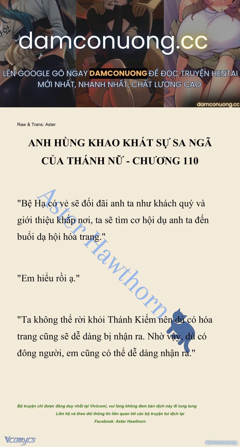 đọc truyện [novel] Anh Hùng Khao Khát Sự Sa Ngã Của Thánh Nữ Chương 110 ảnh 2 tại Thiên Thai Truyện
