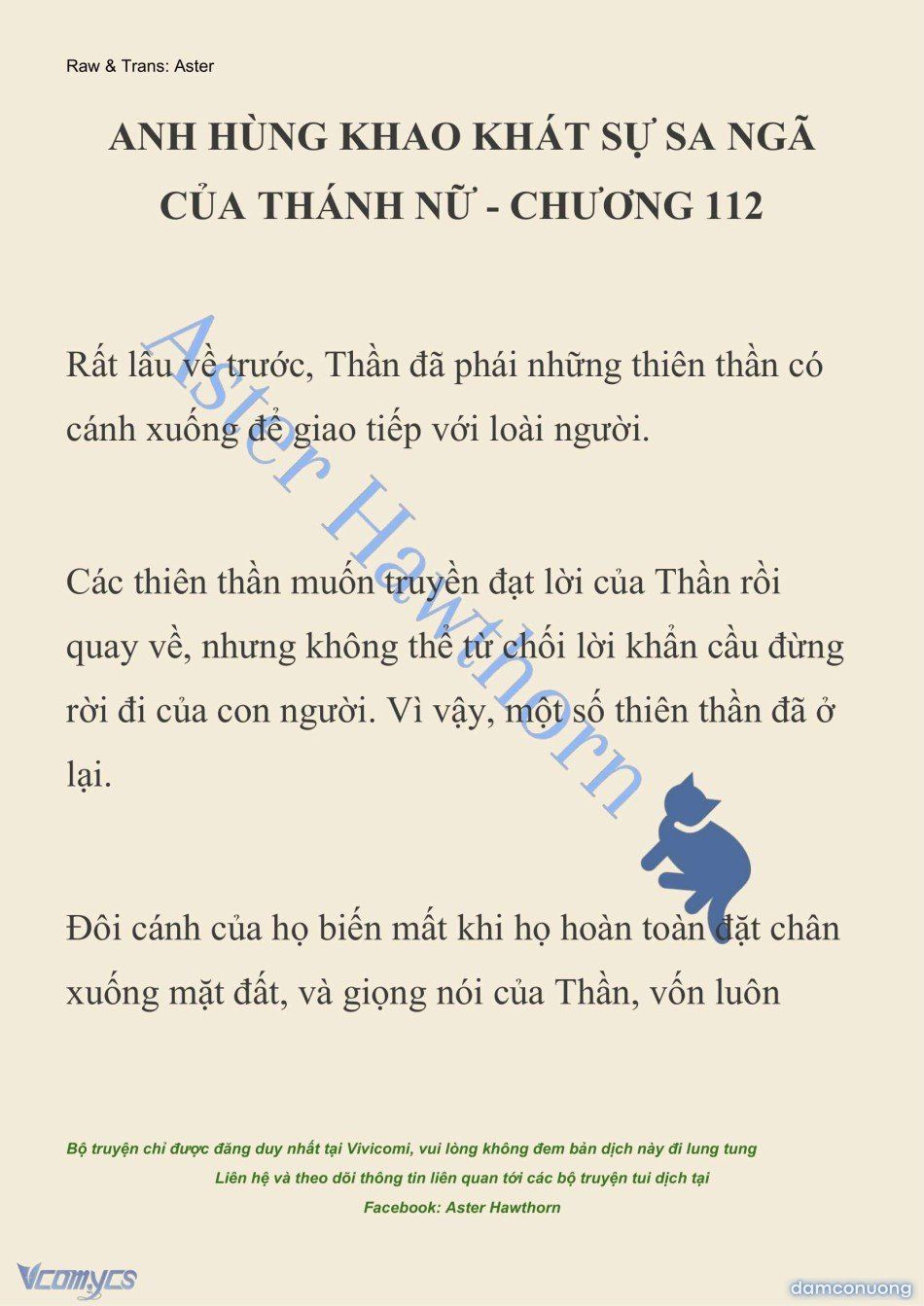đọc truyện [novel] Anh Hùng Khao Khát Sự Sa Ngã Của Thánh Nữ Chương 112 ảnh 3 tại Thiên Thai Truyện