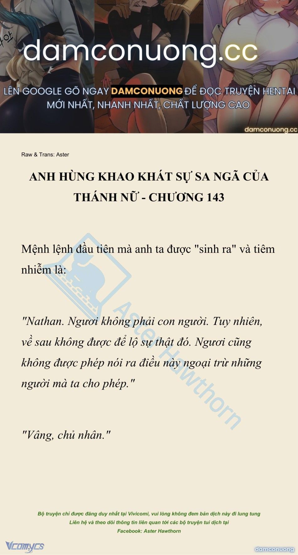 đọc truyện [novel] Anh Hùng Khao Khát Sự Sa Ngã Của Thánh Nữ Chương 143 ảnh 2 tại Thiên Thai Truyện