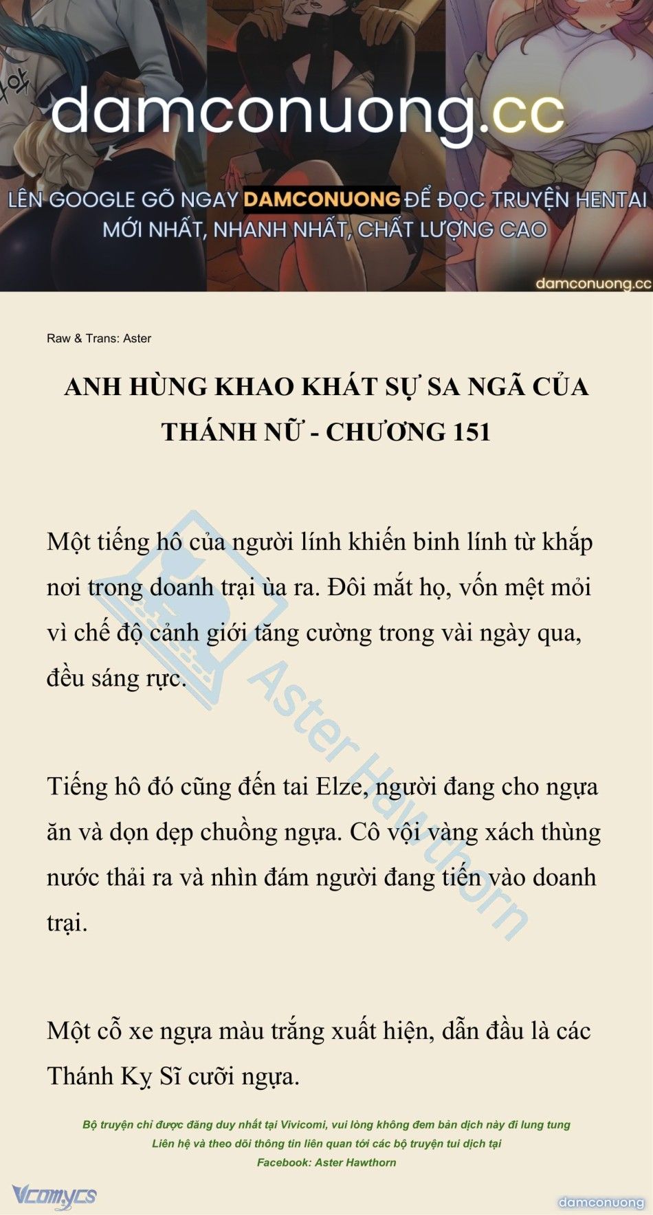 đọc truyện [novel] Anh Hùng Khao Khát Sự Sa Ngã Của Thánh Nữ Chương 151 ảnh 2 tại Thiên Thai Truyện