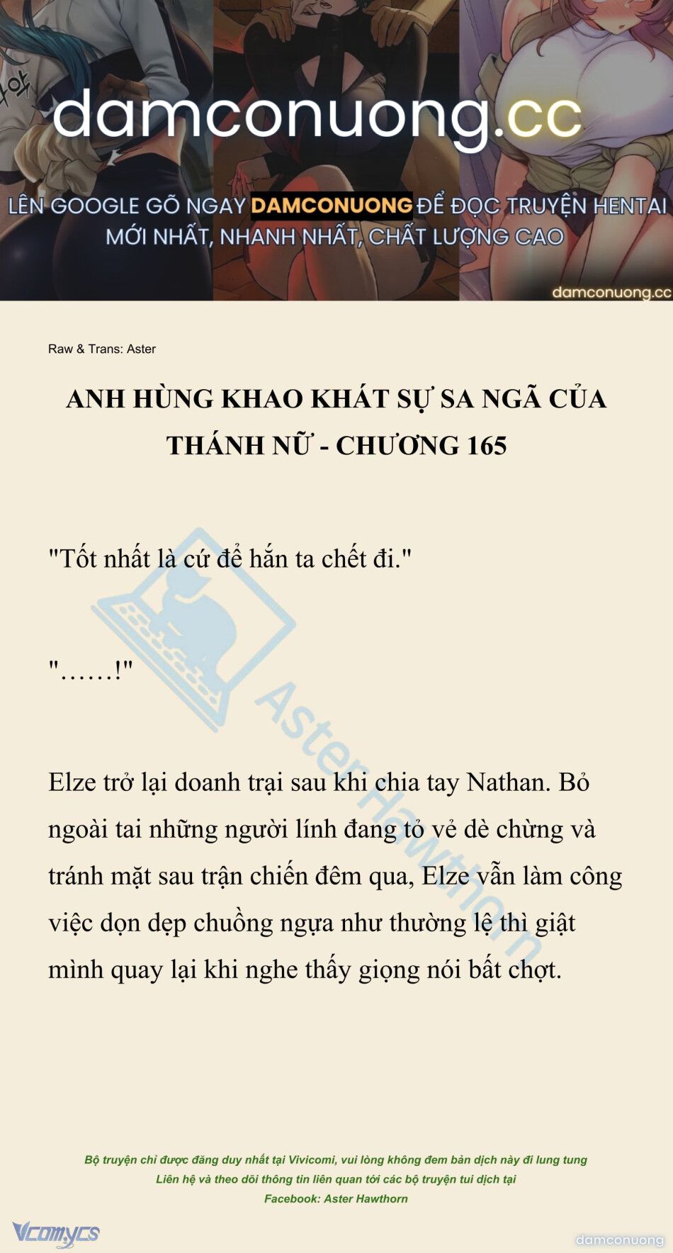 đọc truyện [novel] Anh Hùng Khao Khát Sự Sa Ngã Của Thánh Nữ Chương 165 ảnh 2 tại Thiên Thai Truyện