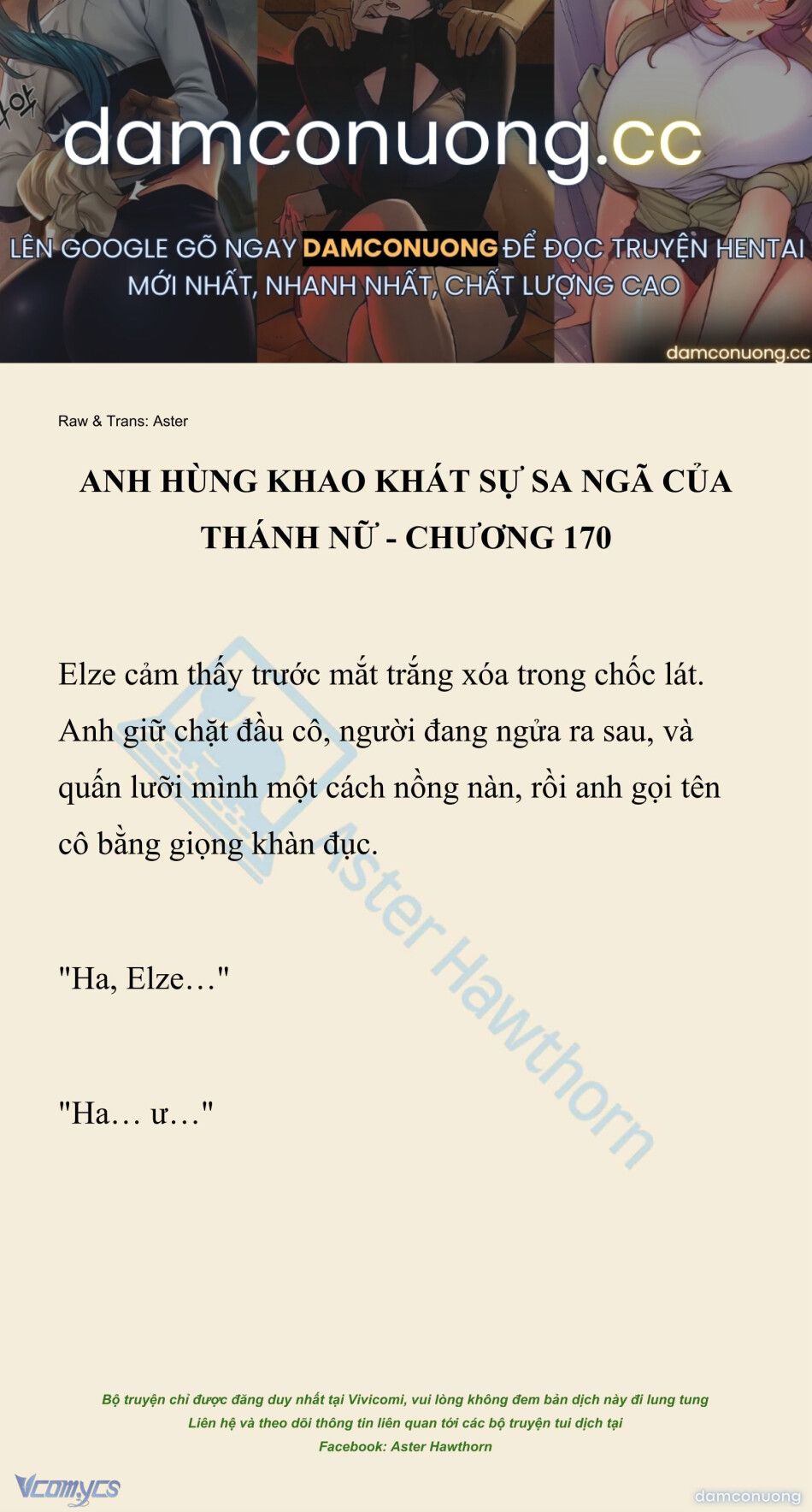 đọc truyện [novel] Anh Hùng Khao Khát Sự Sa Ngã Của Thánh Nữ Chương 170 ảnh 2 tại Thiên Thai Truyện
